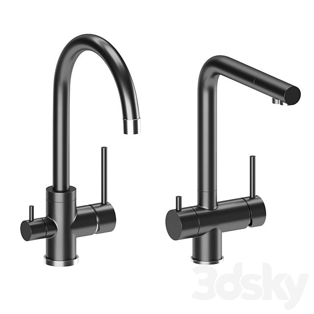 Paulmark Kitchen Faucet 3ds Max - thumbnail 3