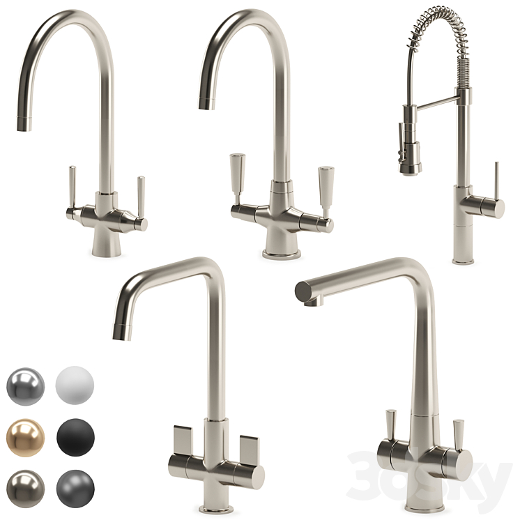 RANGEMASTER kitchen faucets 3DS Max Model - thumbnail 1