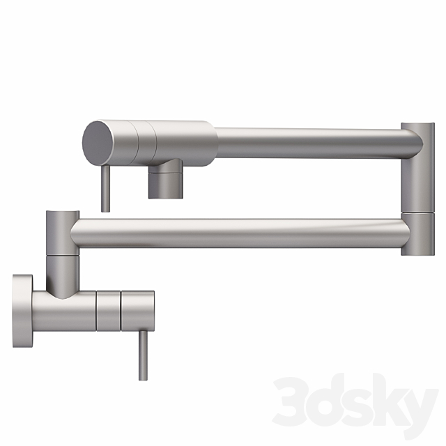 Rohl Modern Pot Filler 3ds Max - thumbnail 3