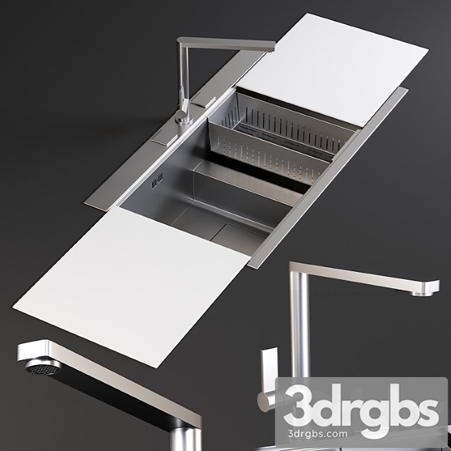 Sink Linea Mixer Smeg 3dsmax Download - thumbnail 1