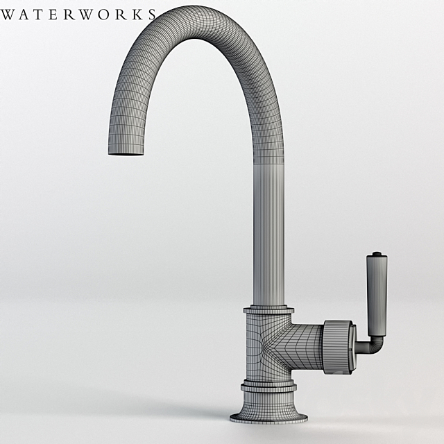 Waterworks Henry Faucet 3DS Max Model - thumbnail 3