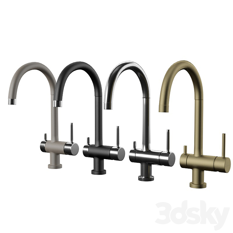 Yamada faucet 3DS Max - thumbnail 2