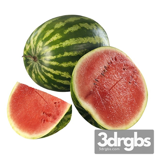 4K Watermelon 3dsmax Download - thumbnail 1