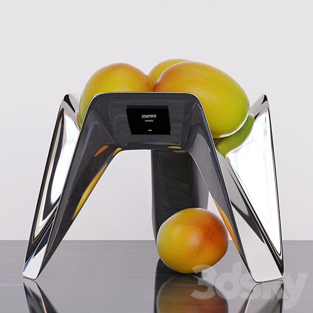 a bowl of fruit in the style of hi-tech 3DSMax File - thumbnail 1