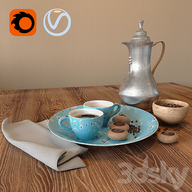 A cup of coffee 3DSMax File - thumbnail 1
