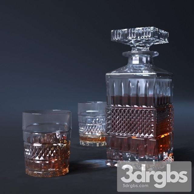 Alcohol Set Brittany 3dsmax Download - thumbnail 1