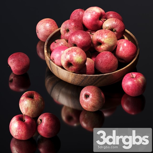 Apples 01 3dsmax Download - thumbnail 1