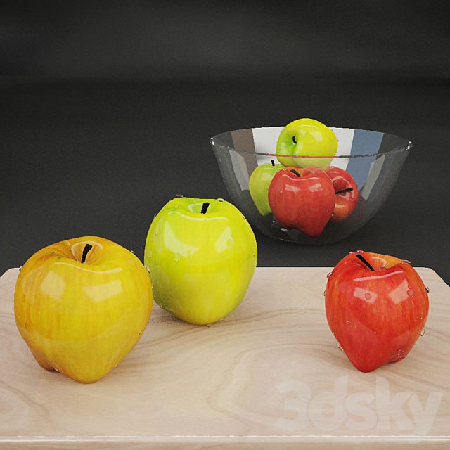 Apples 3DSMax File - thumbnail 2