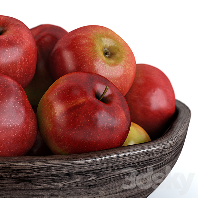 Apples (set-1) 3ds Max - thumbnail 3