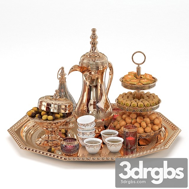 Arab coffee 3dsmax Download - thumbnail 1