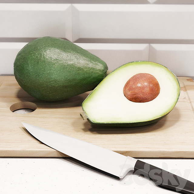 Avocado 3DSMax File - thumbnail 1