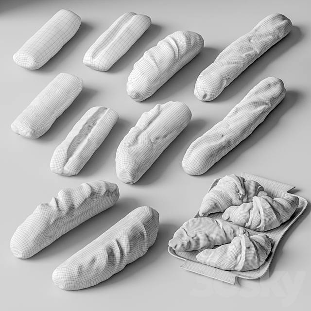 Bakery Set v2 3DS Max Model - thumbnail 3