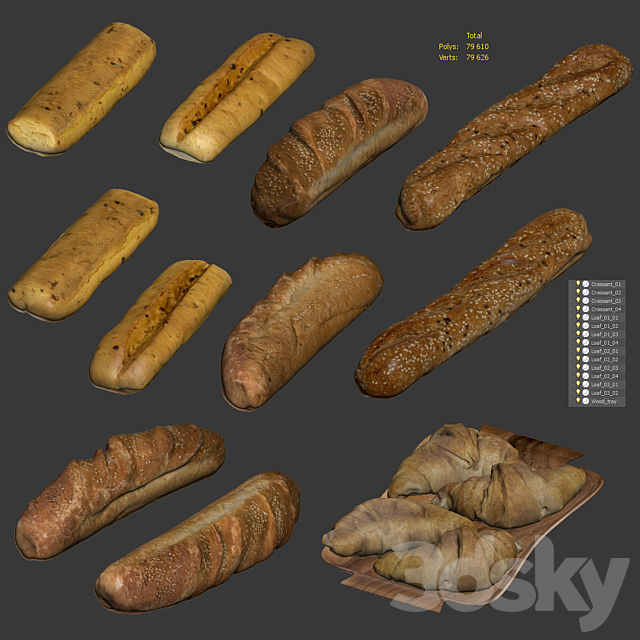 Bakery Set v2 3DS Max Model - thumbnail 4