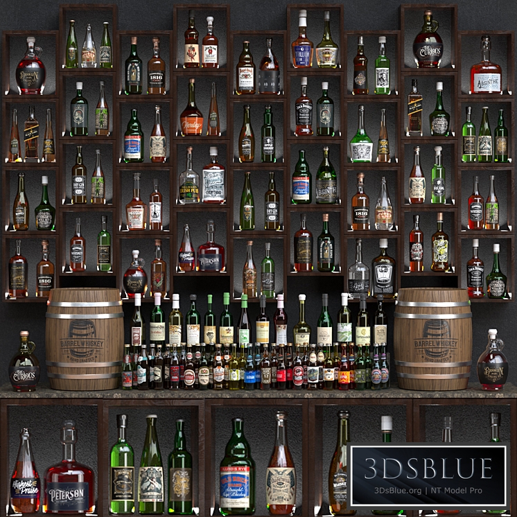 BarrWithAlcohol-28 3DS Max - thumbnail 3