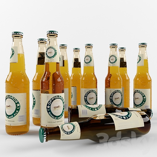 Beer bottle 3ds Max - thumbnail 1