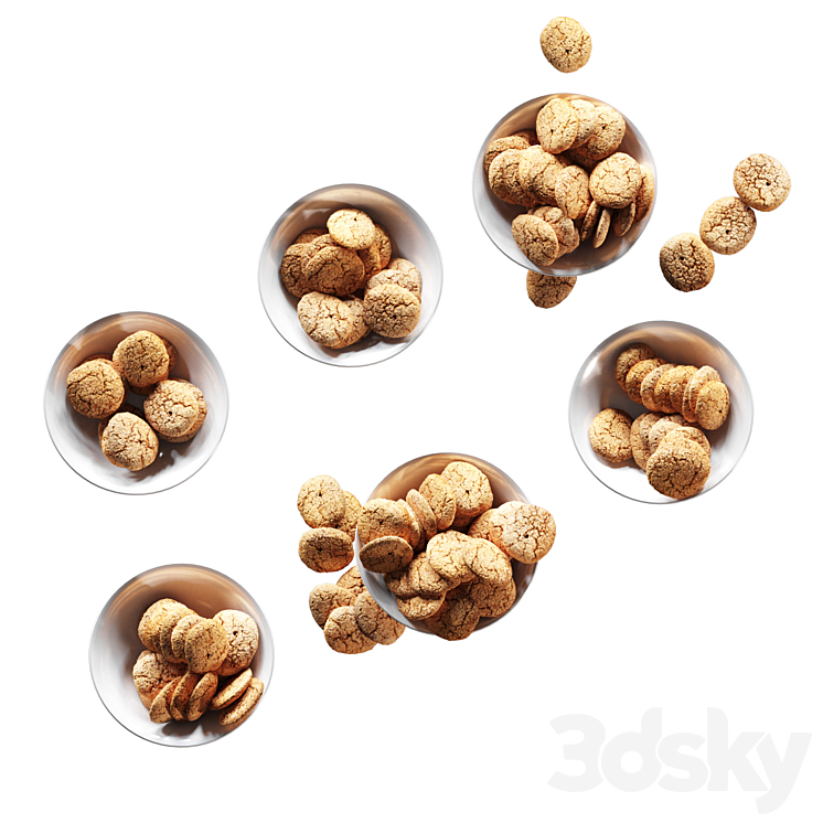 Biscuit. 6 models 3DS Max - thumbnail 1