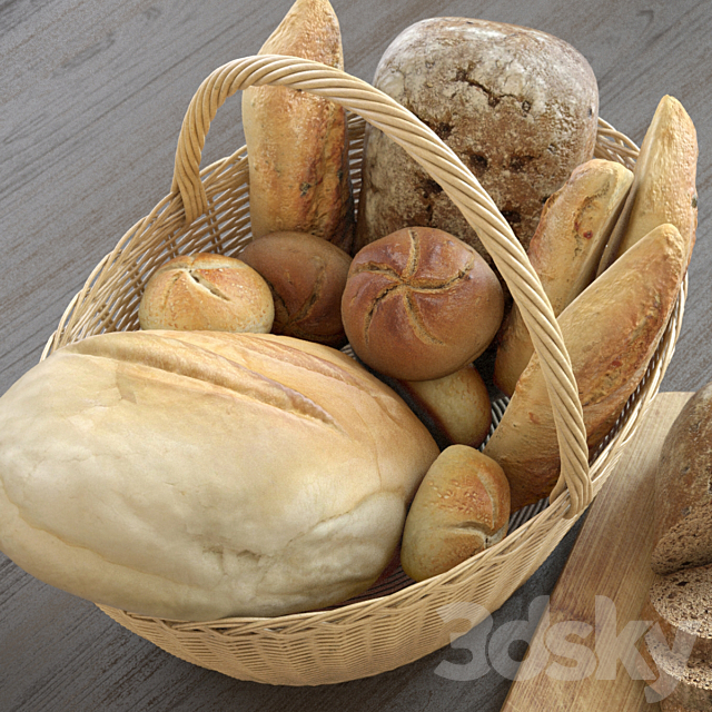 Bread basket 3DSMax File - thumbnail 2