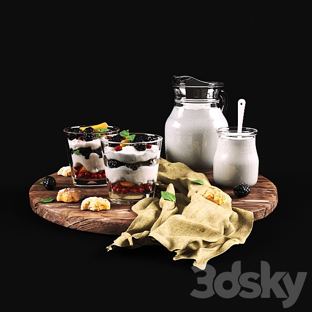 Breakfast 3DSMax File - thumbnail 1