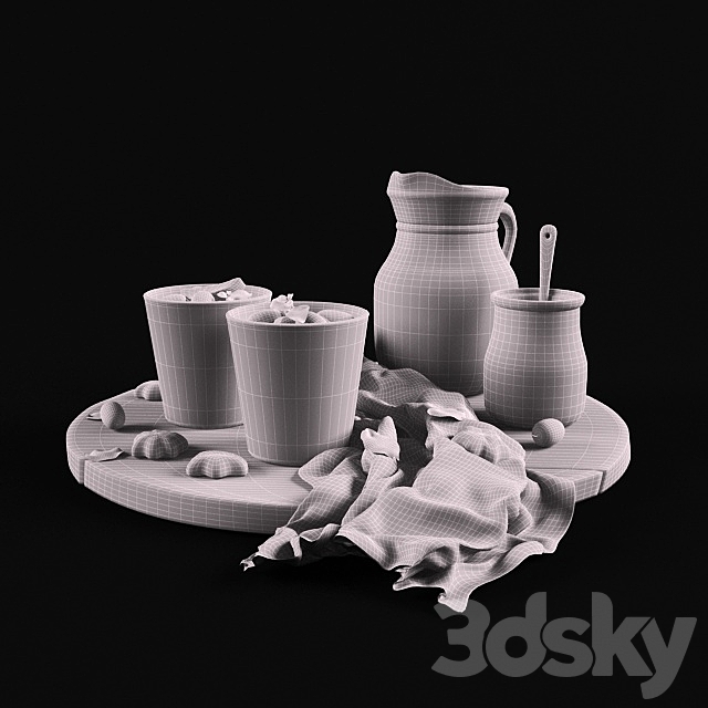 Breakfast 3DSMax File - thumbnail 2