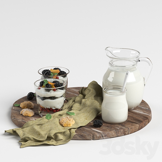 Breakfast 3DSMax File - thumbnail 3