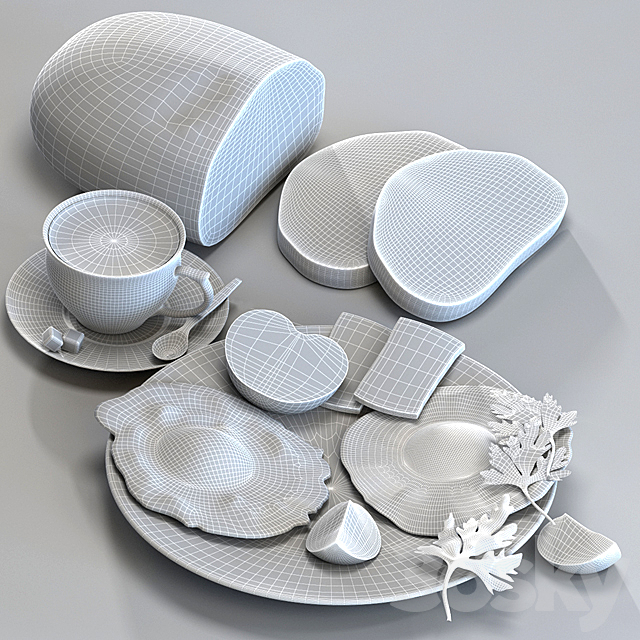 Breakfast 3DSMax File - thumbnail 2