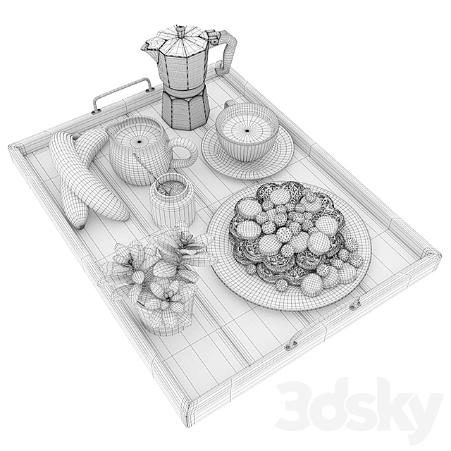 Breakfast 3DSMax File - thumbnail 3