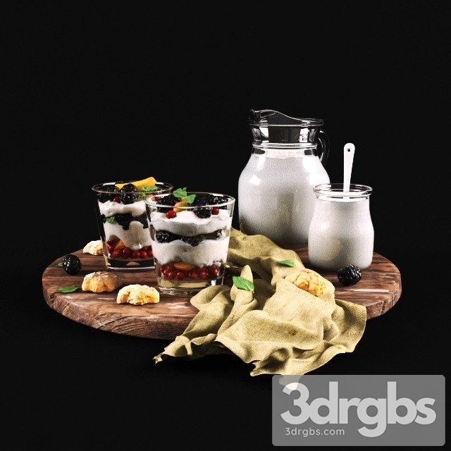 Breakfast 5 3dsmax Download - thumbnail 1