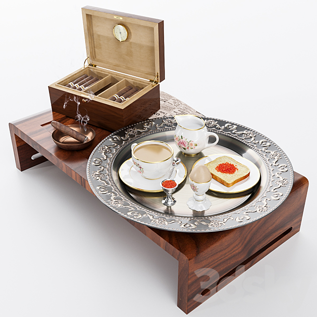 Breakfast aristocrat 3DSMax File - thumbnail 1