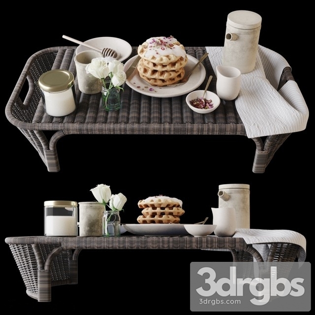 Breakfast in bed 04 3dsmax Download - thumbnail 1