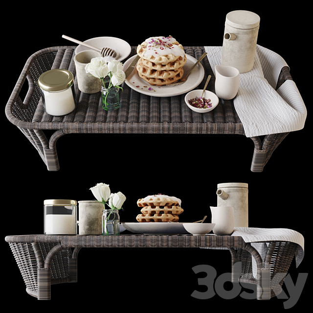 Breakfast in bed 3DSMax File - thumbnail 1