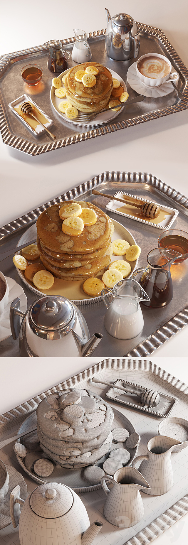 Breakfast in bed 3DSMax File - thumbnail 3