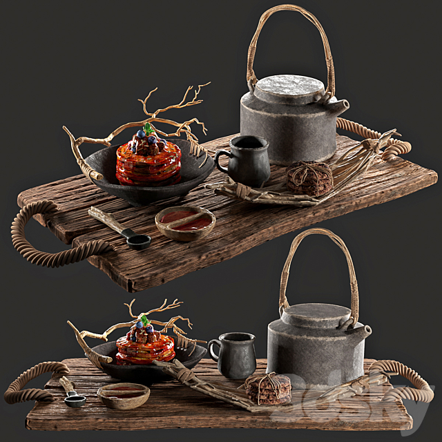 Breakfast in bed 3DSMax File - thumbnail 1