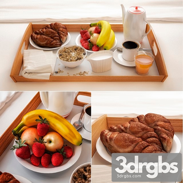 Breakfast in bed2 3dsmax Download - thumbnail 1