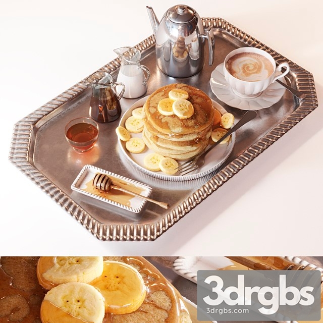 Breakfast in bed_4 3dsmax Download - thumbnail 1