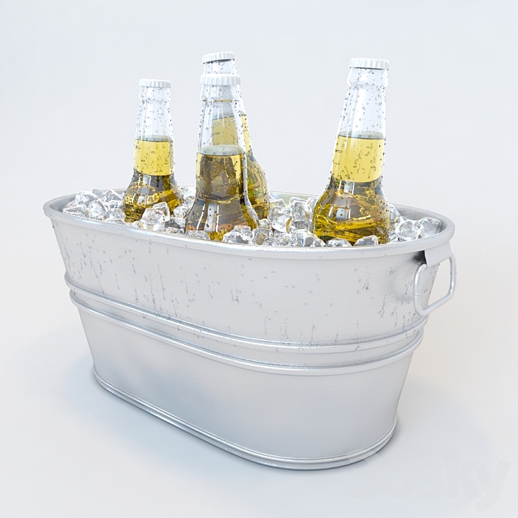 Bucket beer 3DS Max - thumbnail 1