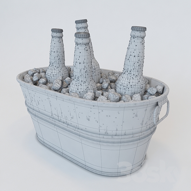 Bucket beer 3DSMax File - thumbnail 3