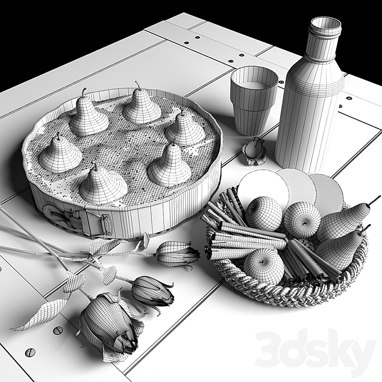 Cake cake 3DS Max - thumbnail 2