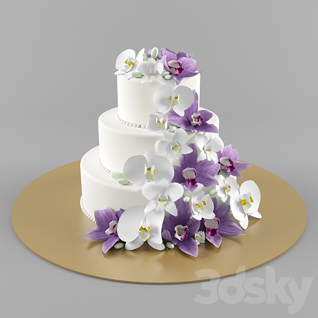 Cake of the mastic 3ds Max - thumbnail 1