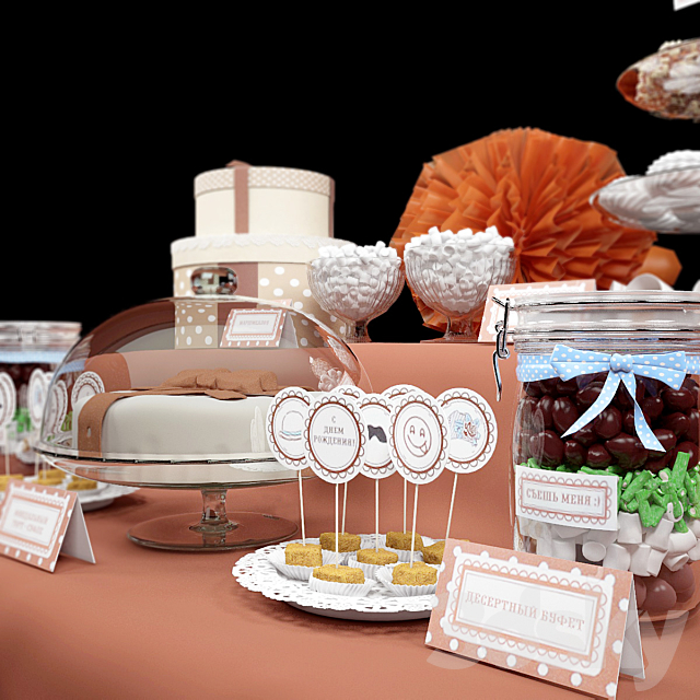 Candy bar _ Set # 2 3ds Max - thumbnail 1