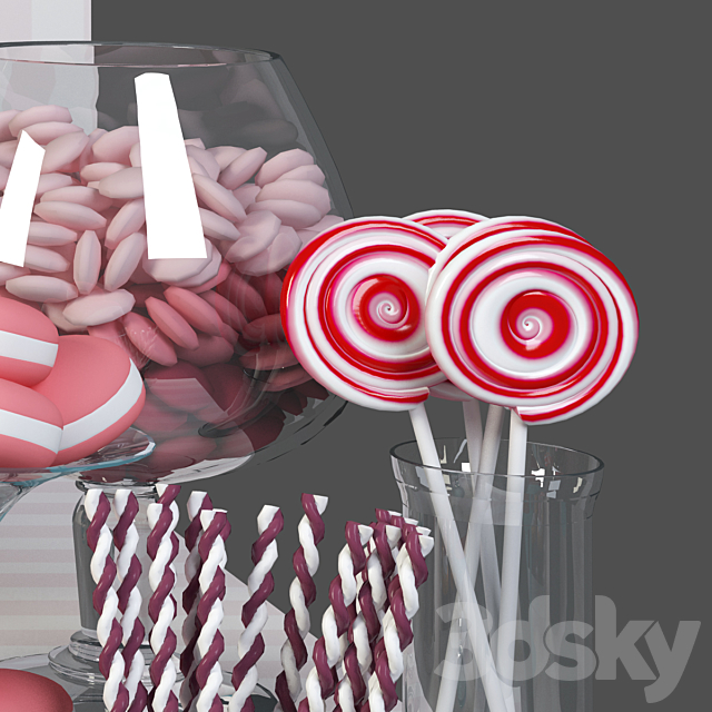 Candy bar v2 3ds Max - thumbnail 3