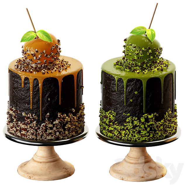 Caramel apple 3ds Max - thumbnail 1