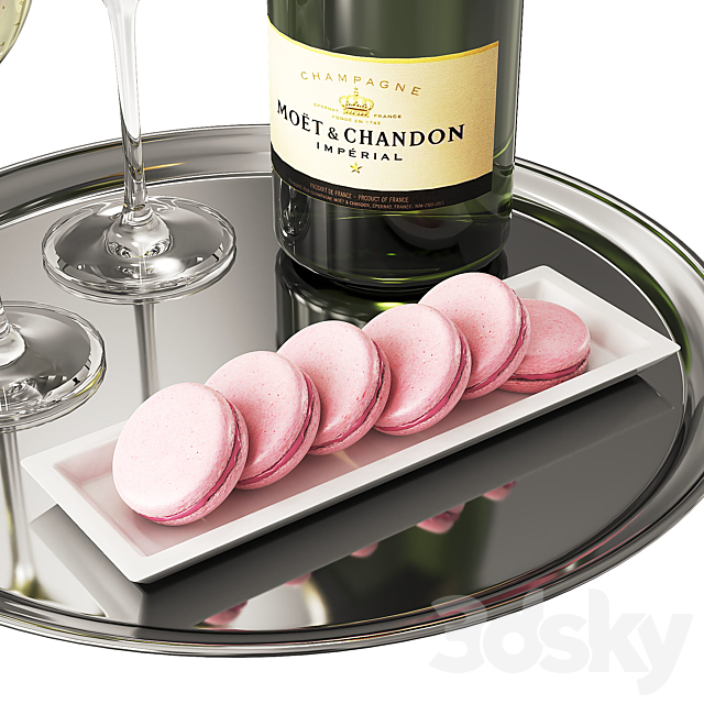 Champagne 3DS Max Model - thumbnail 2