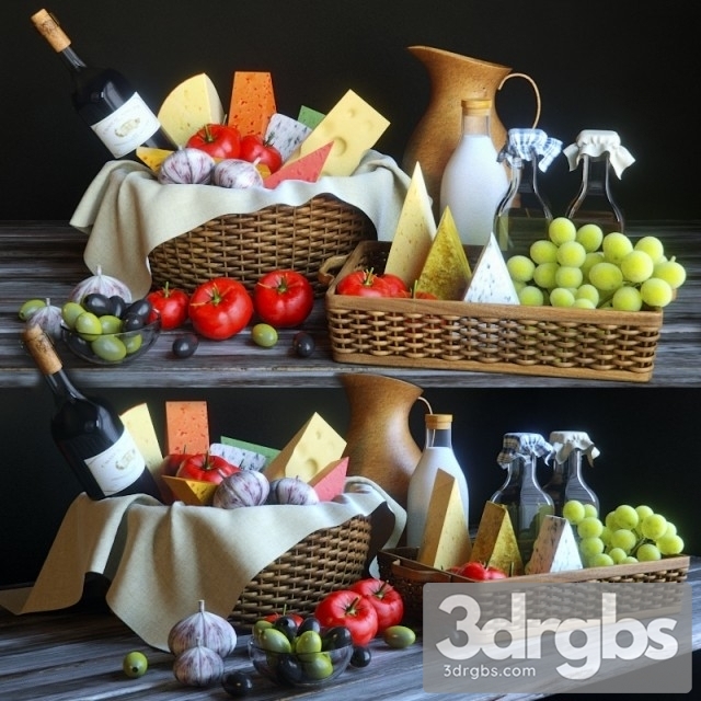 Cheese Basket 3dsmax Download - thumbnail 1