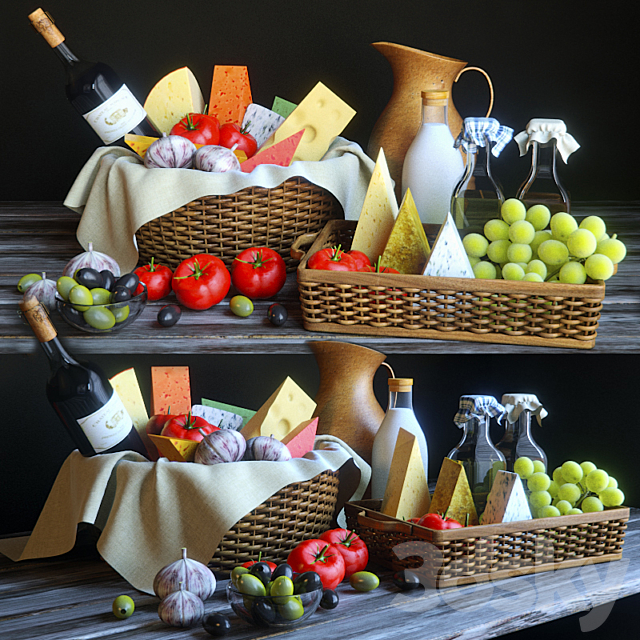 Cheese basket 3DSMax File - thumbnail 1