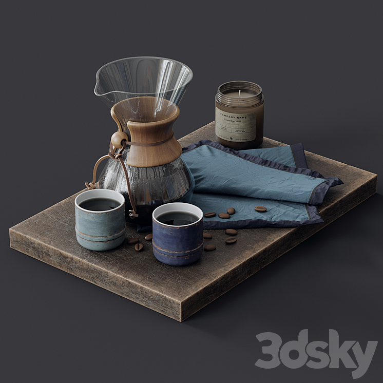 Chemex 3DS Max Model - thumbnail 1