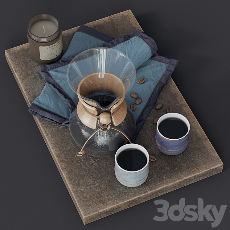 Chemex 3DS Max Model - thumbnail 2