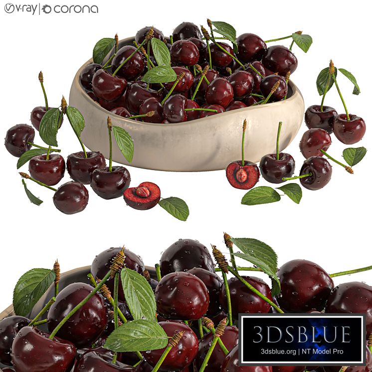 Cherry dish 3DS Max - thumbnail 3