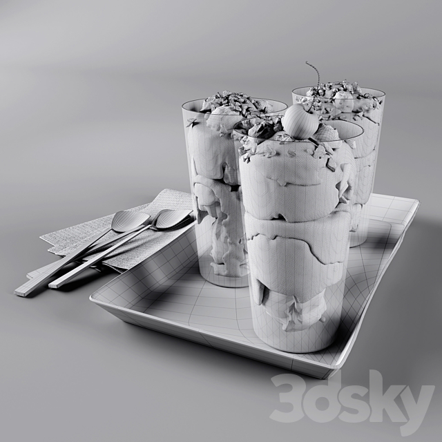 Cherry mess 3DS Max Model - thumbnail 3