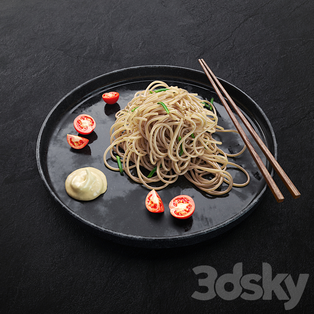 Chinese noodles 3DSMax File - thumbnail 1