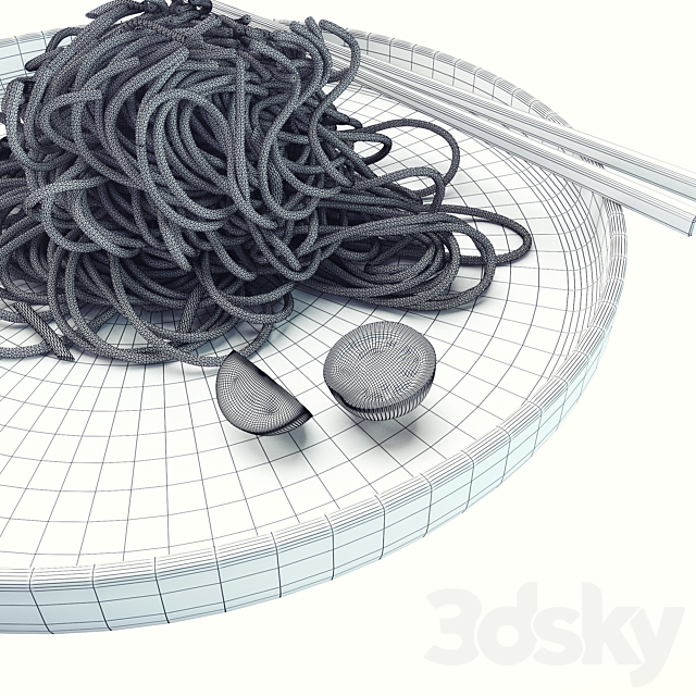 Chinese noodles 3DSMax File - thumbnail 5